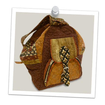 Курс лоскутной сумки - сумка Дамское счастье